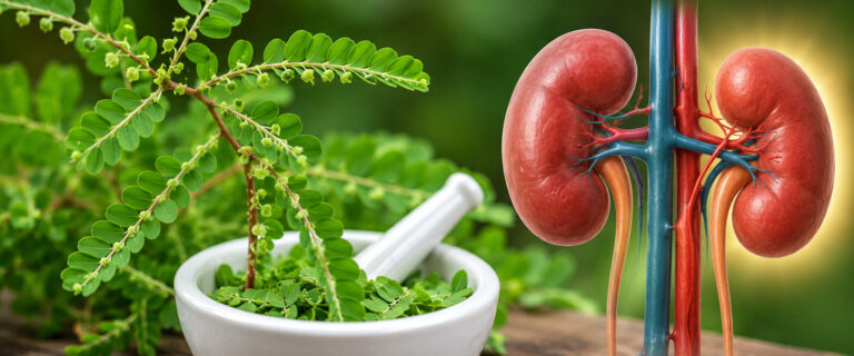 Renal function support with Phyllanthus niruri
