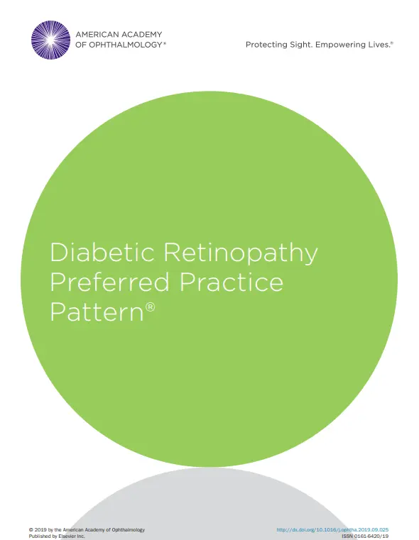 Diabetic Retinopathy Preferred Practice Pattern