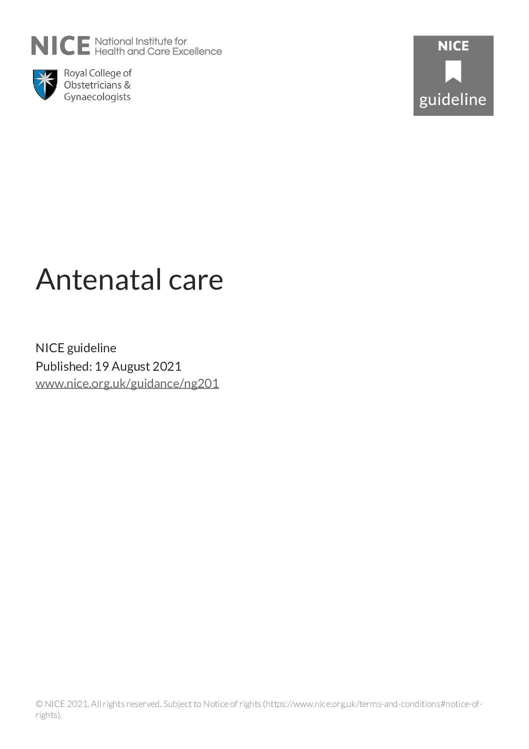 Antenatal care
