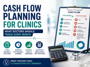 Cash Flow Planning for Clinics: What Doctors Should Track Every Month