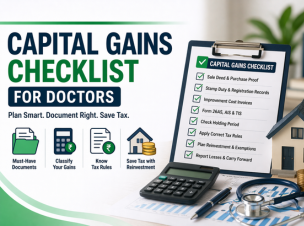 Capital Gains Checklist for Doctors
