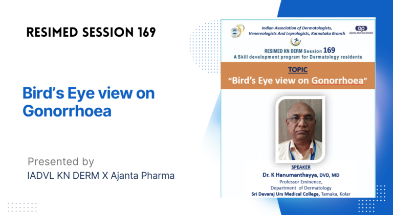 Resimed 169 | Bird’s Eye view on Gonorrhoea