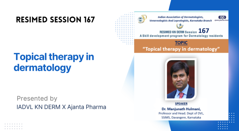 Resimed 167 | Topical therapy in dermatology