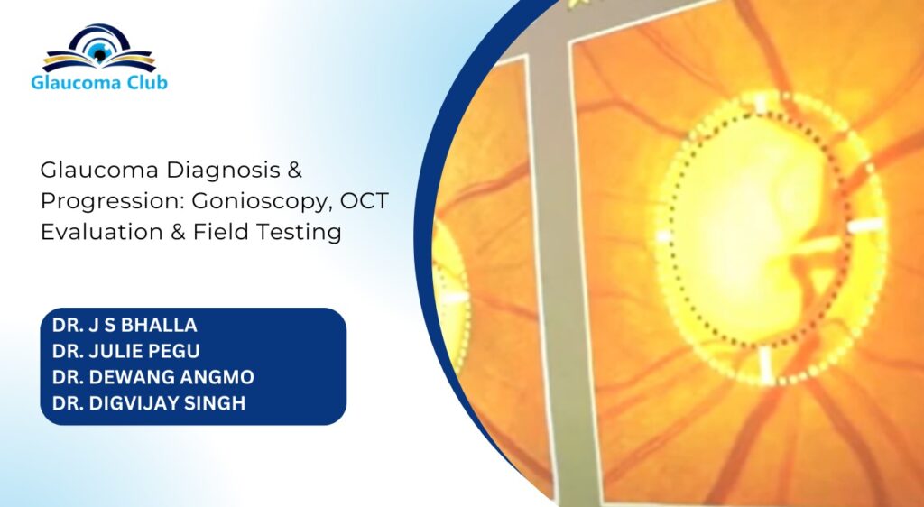 Optic Disc Evaluation, Gonioscopy, OCT Imaging, and Field Testing: Analyzing Glaucoma Progression