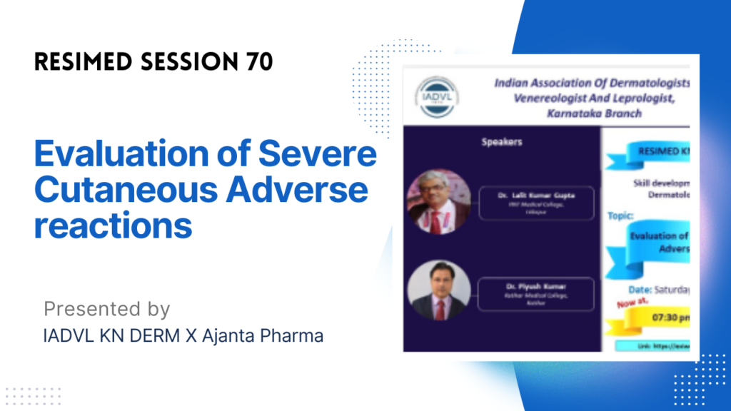 Resimed 70 | Evaluation of Severe Cutaneous Adverse reactions
