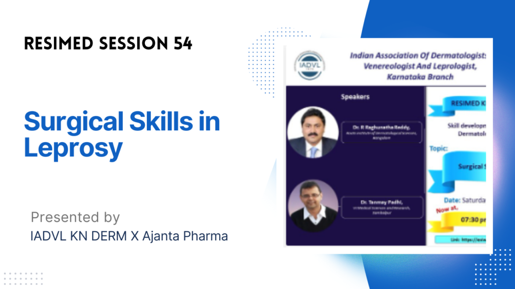 Resimed 54 | Surgical Skills in Leprosy