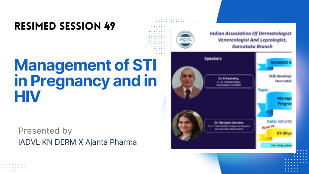 Resimed 49 | Management of STI in Pregnancy and in HIV