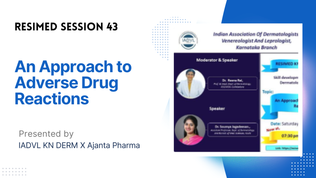 Resimed 43 | An Approach to Adverse Drug Reactions
