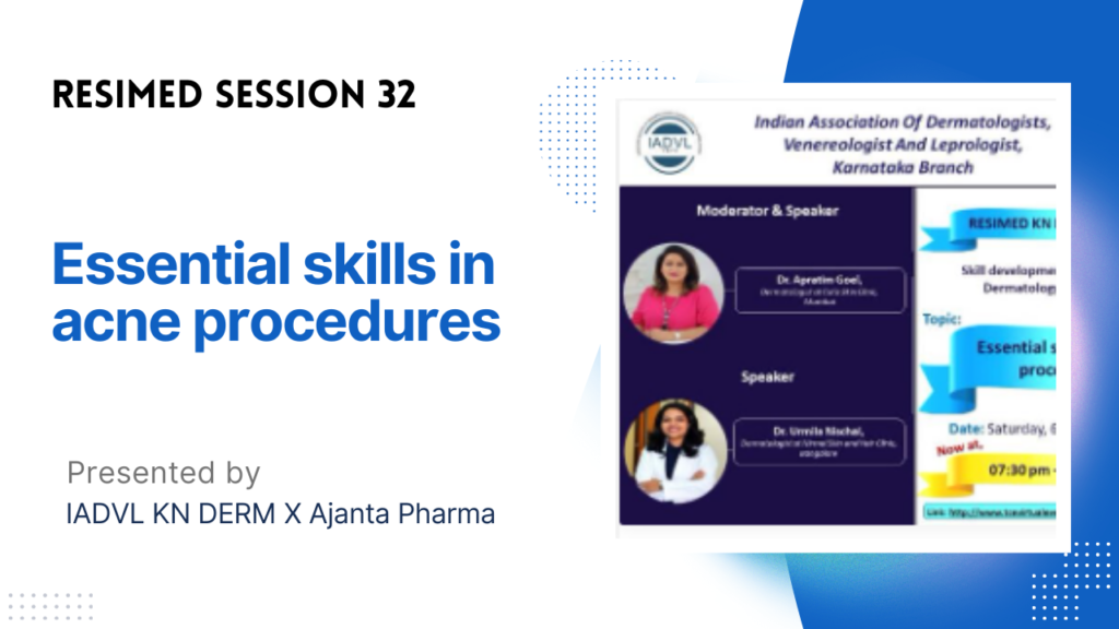 Resimed 32 | Essential skills in acne procedures