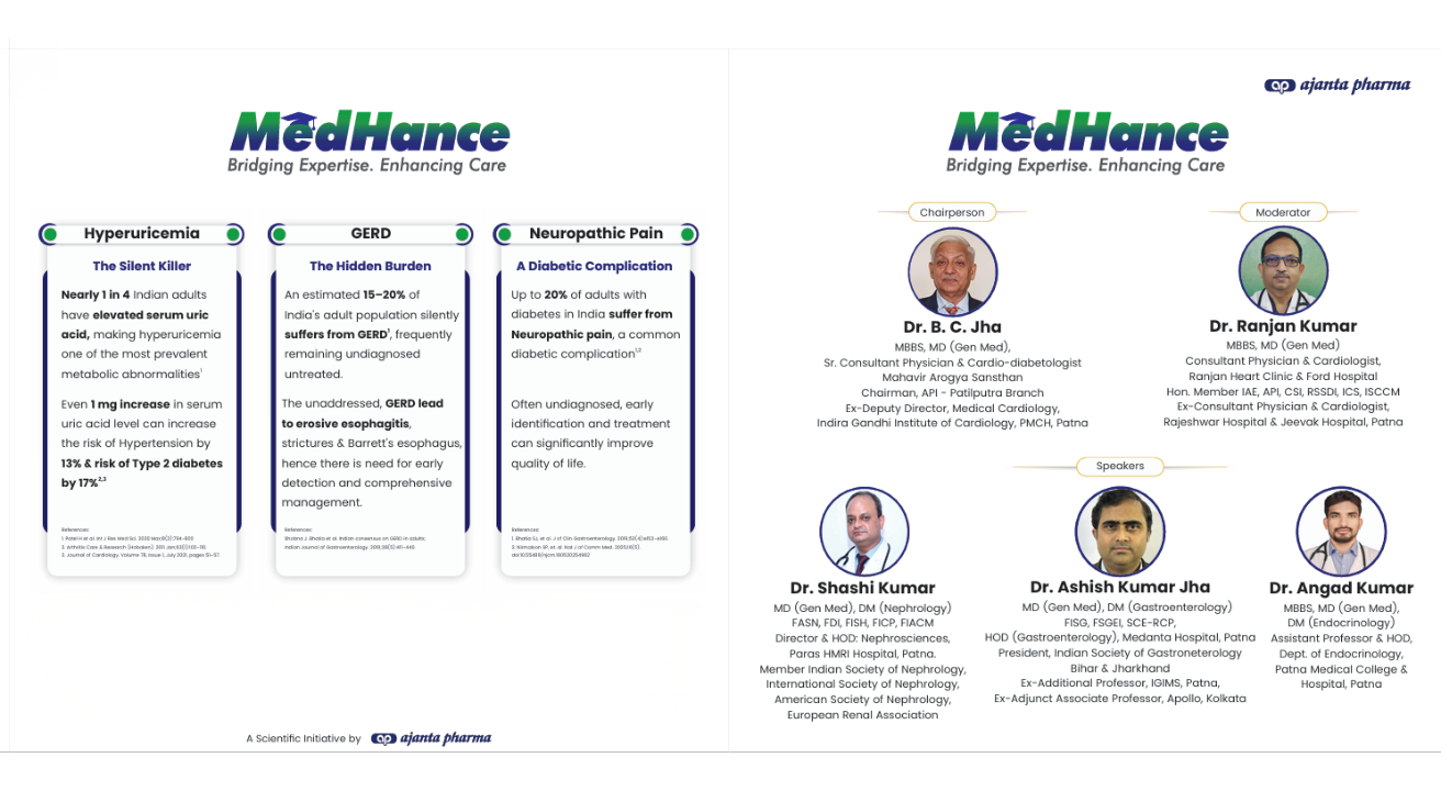 MedHance Patna | Hyperuricemia, Neuropathic Pain & GERD