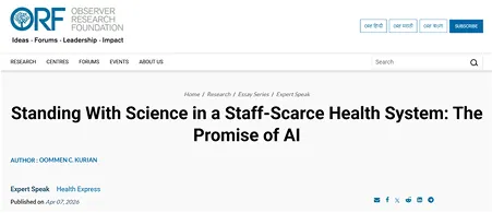 ORF article - Standing with Science in a Staff-Scarce Health System