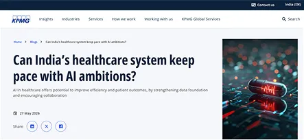 Can India's healthcare system keep pace with AI ambitions?